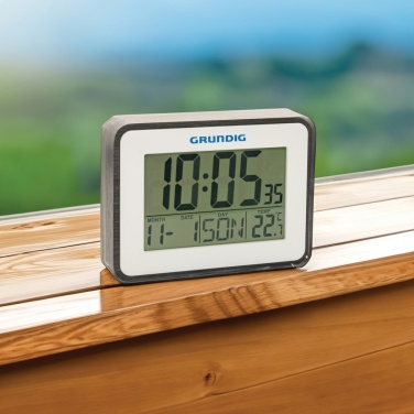 Logotrade promotional item picture of: Grundig weatherstation alarm and calendar
